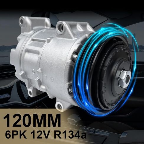 ضاغط مكيف الهواء مع قابض مكيف الهواء يناسب 2012-2017 Toyota Camry 2.5L، 2009-2012 Toyota RAV4 2.5L، يستبدل CO 11303C، 158367,157367، 8831008080، 8831008081، 8831008082 in Saudi Arabia