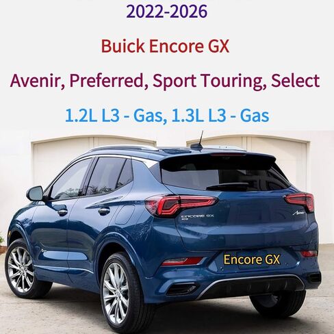 Rear Wiper Arm Blade Set for 2022 2023 2024 2025 2026 Buick Encore GX Avenir Essence Preferred Select Sport Touring Sport Utility 4-Door Rear Back Windshield Wiper Blade Arm Replacement in Kuwait