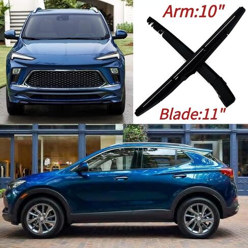 Rear Wiper Arm Blade Set for 2022 2023 2024 2025 2026 Buick Encore GX Avenir Essence Preferred Select Sport Touring Sport Utility 4-Door Rear Back Windshield Wiper Blade Arm Replacement in Kuwait