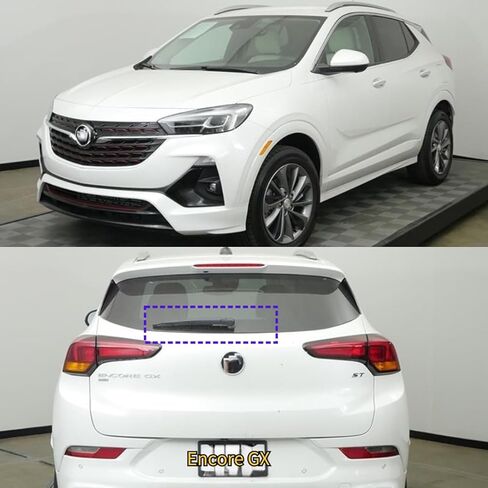 Rear Wiper Arm Blade Set for 2022 2023 2024 2025 2026 Buick Encore GX Avenir Essence Preferred Select Sport Touring Sport Utility 4-Door Rear Back Windshield Wiper Blade Arm Replacement in Kuwait