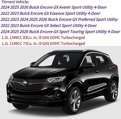 Rear Wiper Arm Blade Set for 2022 2023 2024 2025 2026 Buick Encore GX Avenir Essence Preferred Select Sport Touring Sport Utility 4-Door Rear Back Windshield Wiper Blade Arm Replacement in Kuwait