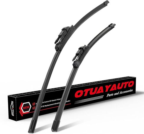 OTUAYAUTO Premium Windshield Wiper Blades - Replacement for GMC Acadia 12-16, Chevy Traverse 12-17 - Precision Fit, All-Weather Performance, Pinch Tab Front Window Wiper Blades - 24"+21" (Pack of 2) in Saudi Arabia