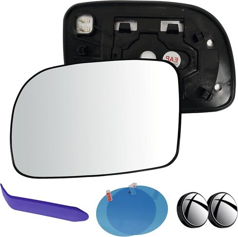 EAP Driver Side Mirror Glass Compatible with Hyundai Santa Fe 2007-2012, Heated, 876110W100, 876110W000 in Saudi Arabia