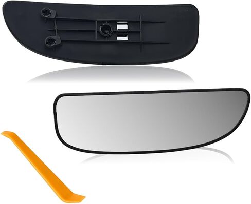 Passenger Side Lower Mirror Glass Replacement Compatible with 1999-2007 Ford F250 F350 F450 F550 Super Duty & 2000-2005 Excursion - Right Convex Towing Lens Mirror Glass, NON-Heated in Saudi Arabia