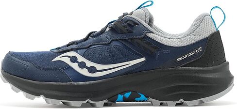 Saucony Men's Excursion Tr17 Sneaker, Navy/Black, 10 in Saudi Arabia