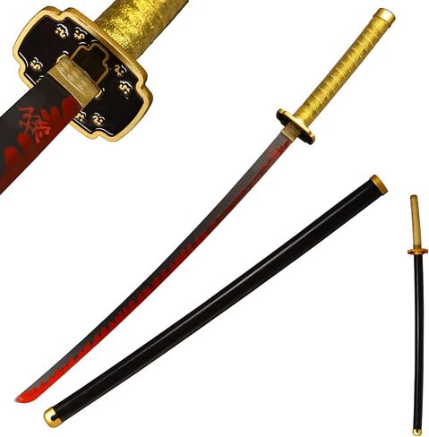 Sword fort Metal Demon Sword 104cm/41inchs,Stainless Steel, Hashira Pillar and Protagonist Katana for Anime Cosplay, Anime Original Textures, Multiple Styles to Choose from in Saudi Arabia