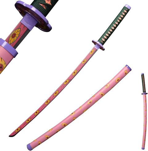 Sword fort Metal Demon Sword 104cm/41inchs,Stainless Steel, Hashira Pillar and Protagonist Katana for Anime Cosplay, Anime Original Textures, Multiple Styles to Choose from in Saudi Arabia