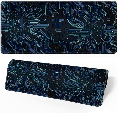 Minimalist Contour Mouse Pad – 23.6"x11.8" Line Color Game Desk Pad for Enhanced Gaming and Work Experience,Computer Desk pad for Home Office Work in Saudi Arabia
