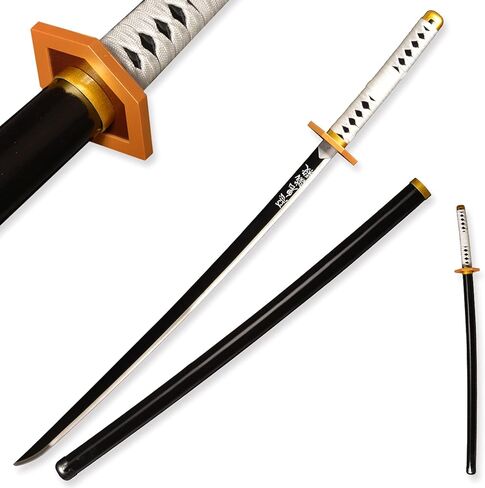 Sword fort Metal Demon Sword 104cm/41inchs,Stainless Steel, Hashira Pillar and Protagonist Katana for Anime Cosplay, Anime Original Textures, Multiple Styles to Choose from in Saudi Arabia