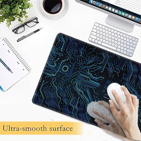 Minimalist Contour Mouse Pad – 23.6"x11.8" Line Color Game Desk Pad for Enhanced Gaming and Work Experience,Computer Desk pad for Home Office Work in Saudi Arabia