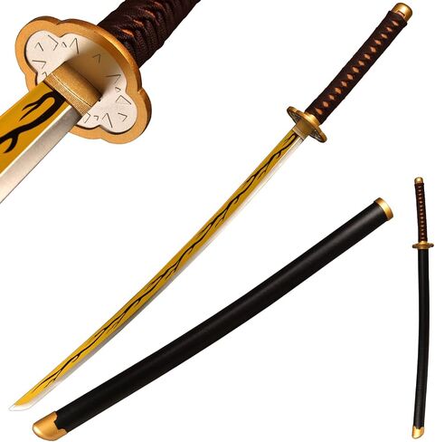 Sword fort Metal Demon Sword 104cm/41inchs,Stainless Steel, Hashira Pillar and Protagonist Katana for Anime Cosplay, Anime Original Textures, Multiple Styles to Choose from in Saudi Arabia