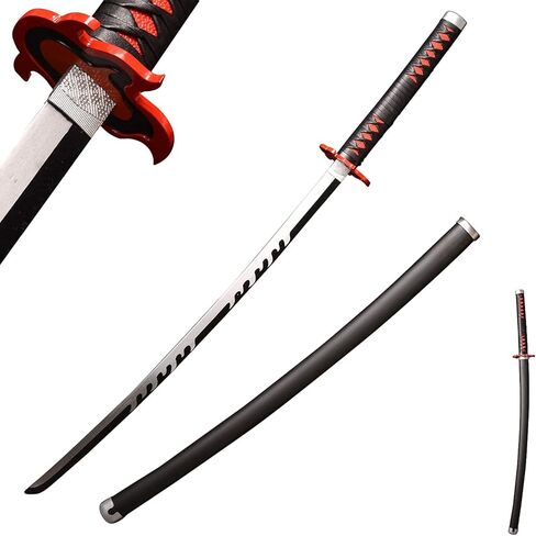 Sword fort Metal Demon Sword 104cm/41inchs,Stainless Steel, Hashira Pillar and Protagonist Katana for Anime Cosplay, Anime Original Textures, Multiple Styles to Choose from in Saudi Arabia