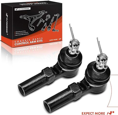 A-Premium 2 x Front Outer Tie Rod Ends, Compatible with Saturn L100 2001-2002, L200 2001-2003, L300 2001-2005, LS 2000, LS1 2000, LS2 2000, LW1 2000, LW2 2000, LW200 2001-2003, LW300 2001-2003 in Saudi Arabia