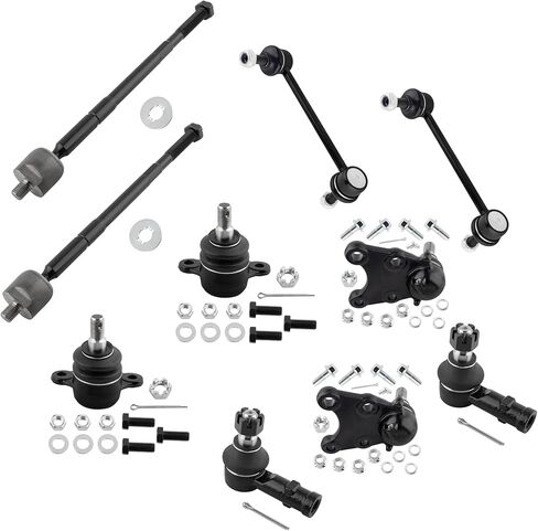 10Pc Front Sway Bar Inner Outer Tie Rod Upper Lower Ball Joints Fit For Honda Passport 1998-2002, For Isuzu Amigo Axiom Rodeo/Rodeo Sport Replace# K90685 K9465 K90703 K90702 EV800220 ES80622 in Kuwait