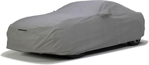 Covercraft Custom 3-Layer Moderate Climate Car Cover | C16613MC | Compatible with: 2005-2013 Chevrolet Corvette Convertible (Base Model only) | Gray in Saudi Arabia
