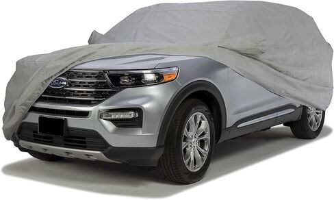 Covercraft Custom 3-Layer Moderate Climate Car Cover | C16613MC | Compatible with: 2005-2013 Chevrolet Corvette Convertible (Base Model only) | Gray in Saudi Arabia