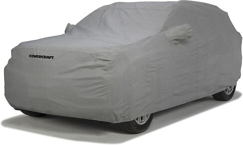 Covercraft Custom 3-Layer Moderate Climate Car Cover | C16613MC | Compatible with: 2005-2013 Chevrolet Corvette Convertible (Base Model only) | Gray in Saudi Arabia
