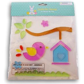 Spring Themed Bird and Bird House Gel Window Clings - 18 Piece in Saudi Arabia
