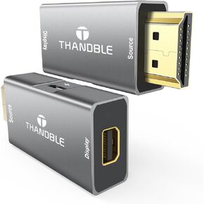 محول HDMI إلى منفذ العرض (4K@60 هرتز) محول HDMI (المصدر) إلى DP (العرض) محول HDMI ذكر إلى منفذ عرض أنثى متوافق مع أجهزة الكمبيوتر المحمولة وبطاقات الرسومات وPS5 وAMD وNVIDIA (عبوة واحدة) in Kuwait