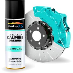 TouchupXS-High Temp Brake Calipers/Drums Enamel Coat 1K Turquoise-Aerosol in Kuwait