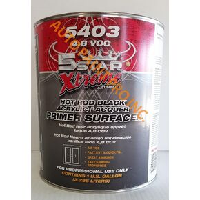 طلاء طلاء أكريليك أسود من هوت رود، سطح تمهيدي 5403، 5 نجوم، طلاء تلقائي ... in Kuwait