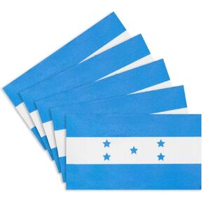 5 قطع من ملصقات علم الولايات المتحدة الأمريكية - ملصقات سيارات من الفينيل عاكسة للأعلام الأمريكية - لمصد نافذة السيارة المقاوم للماء (2.5 × 4.5 بوصة) in Kuwait