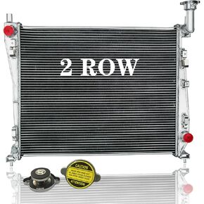 2Row المبرد ل 2011-2021 جيب جراند شيروكي ل دودج دورانجو 2012 2013 2014 2015 2016 2017 2018 2019 2020 3.0L 3.6L V6 5.7L V8 مشعات الألومنيوم in Kuwait