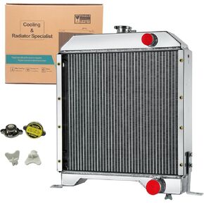 3Rows Radiator Fit Case IH Skid Steer Loader 1845C 1840 Models Without Emissions Certified Engines #1347609C1 301877A1 Replacement Tractors Radiator in Kuwait