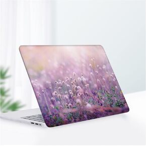 for MacBook Air M4 M3 M2 13 inch Case 2025 2024 2023 2022 Release Model A3240 A3113 A2681,Elegant Design Durable Plastic Laptop Hard Case for Mac Air 13.6,Purple Wildflower in Kuwait