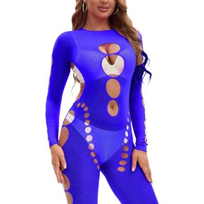 بدلة للجسم من شبكة صيد السمك للنساء مقاس كبير، جوارب للجسم شبكية، ملابس داخلية من قطعة واحدة من شبكة صيد السمك in Kuwait