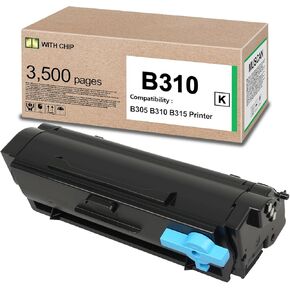 خرطوشة حبر سوداء B310 عالية الإنتاجية متوافقة مع 006R04376 3,500 صفحة بديلة تعمل مع طابعة زيروكس B305 B310 B315، عبوة واحدة in Kuwait