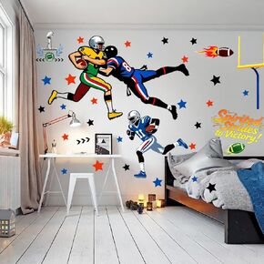 3D لاعب كرة السلة جدار الشارات الديكورات لغرفة الأولاد، الرياضة ملصقات الحائط الشارات، كرة السلة سلام دونك جدار الشارات لغرفة نوم الأولاد in Kuwait