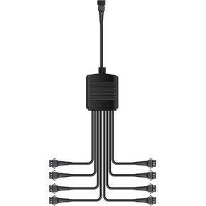 8-Way Splitter Wiring Harness 4PIN Replacement for Segmented RGB LED Rock Lights and Segmented Motorcycle LED Underglow Lights, Snap-On Connector 12V in Kuwait