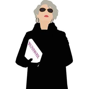 Miranda Priestly- The Devil Wears Prada Sticker Decal Window Bumper Sticker Vinyl 5" in Kuwait
