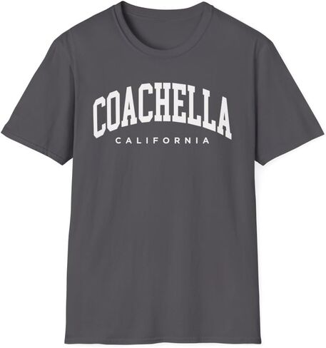 Coachella California Adult Unisex Soft T-Shirt in Saudi Arabia