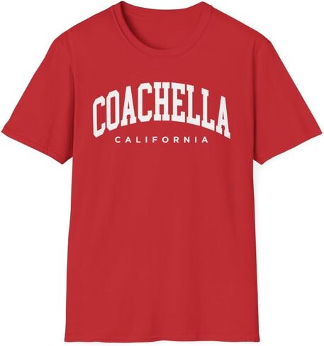 Coachella California Adult Unisex Soft T-Shirt in Saudi Arabia