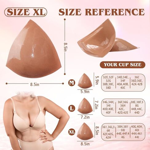 2 Sets Double-Sided Sticky Inserts Adhesive Lifting Bras for D+ Cup Reusable & Washable Lifting Bras for Weddings in Kuwait