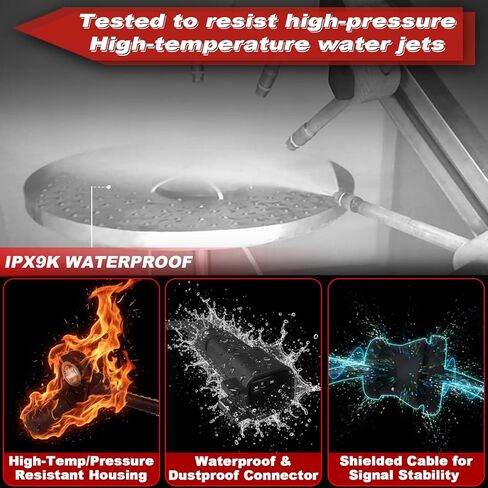 ABS Wheel Speed Sensor 1Pc: Rear Left & Right Compatible with Chevrolet 2010-2017 Equinox V6 3.6L L4 2.4L V6 3.0L, GMC 2010-2017 Terrain V6 3.6L L4 2.4L V6 3.0L in Kuwait