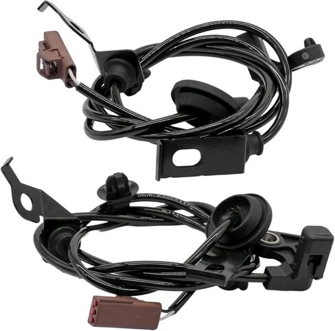 2PCS Rear Left and Right Abs Wheel Speed Sensor Compatible with Ford Fusion Milan Mkz 6E5Z2C182AA 6E5Z2C187AA AE5Z2C182A AE5Z2C182C FWD 06 07 08 09 10 11 12 2006 2007 2008 2009 2010 2011 2012 in Saudi Arabia
