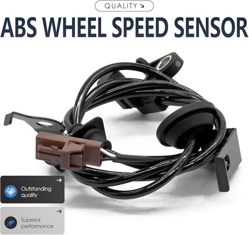 2PCS Rear Left and Right Abs Wheel Speed Sensor Compatible with Ford Fusion Milan Mkz 6E5Z2C182AA 6E5Z2C187AA AE5Z2C182A AE5Z2C182C FWD 06 07 08 09 10 11 12 2006 2007 2008 2009 2010 2011 2012 in Saudi Arabia