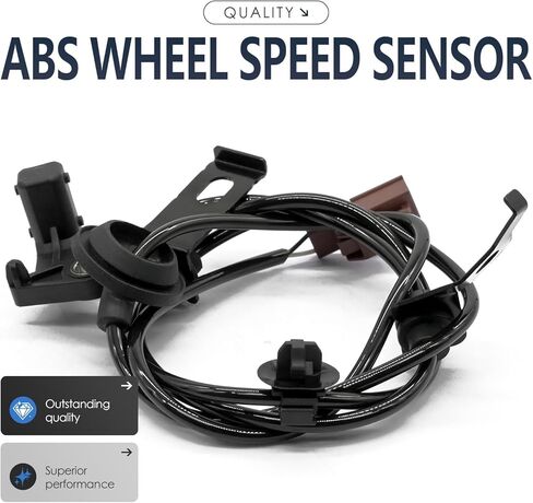2PCS Rear Left and Right Abs Wheel Speed Sensor Compatible with Ford Fusion Milan Mkz 6E5Z2C182AA 6E5Z2C187AA AE5Z2C182A AE5Z2C182C FWD 06 07 08 09 10 11 12 2006 2007 2008 2009 2010 2011 2012 in Saudi Arabia