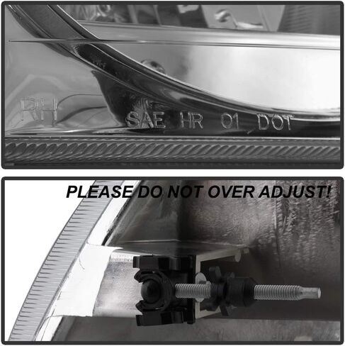 ACANII - For Chrome 1997-2003 Ford F150 Expedition Lightning Style Headlights w/Corner Signal Lights Lamps 4pcs Set in Saudi Arabia