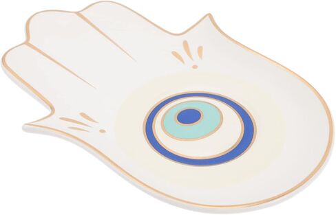 Shape Jewelry Tray Unique Jewelry Storage Plate for Organizing and Displaying Rings Necklaces and Trinkets Decorative Home Dresser Decor in Kuwait