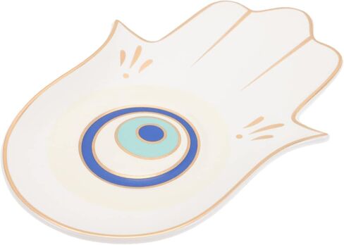 Shape Jewelry Tray Unique Jewelry Storage Plate for Organizing and Displaying Rings Necklaces and Trinkets Decorative Home Dresser Decor in Kuwait