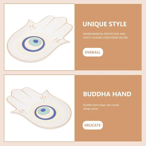 Shape Jewelry Tray Unique Jewelry Storage Plate for Organizing and Displaying Rings Necklaces and Trinkets Decorative Home Dresser Decor in Kuwait