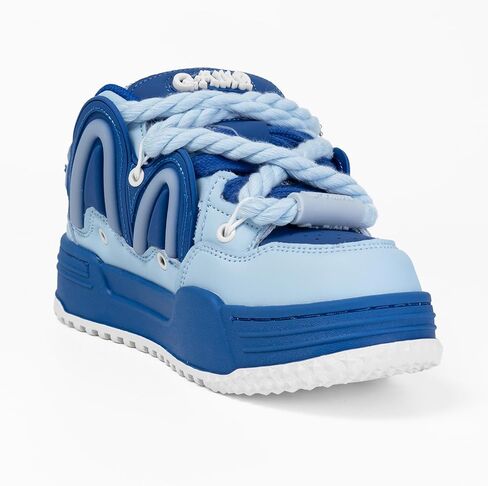 Q-AND Mens Walking Shoes Fashion Sneakers Skate Shoes Non Slip Workout Athletic Casual Platform Street Trend Shoe in Saudi Arabia