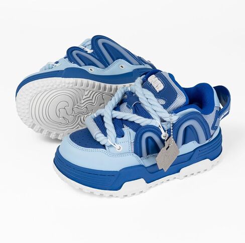 Q-AND Mens Walking Shoes Fashion Sneakers Skate Shoes Non Slip Workout Athletic Casual Platform Street Trend Shoe in Saudi Arabia