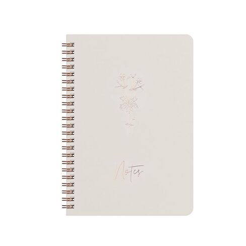 (كتاب واحد) دفتر ملاحظات حلزوني جمالي للنساء - مجلة/دفتر ملاحظات جميل بقياس 8 × 6 مع جيوب كبيرة وصفحات مبطنة - لوازم مثالية للبقاء منظمًا في العمل أو المدرسة in Saudi Arabia