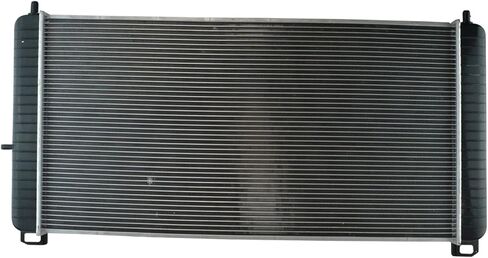 TRQ Radiator Assembly Aluminum Core Compatible with 02 Chevrolet Avalanche 2500 01-02 Silverado 2500 HD Silverado 3500 Suburban 2500 GMC Sierra 2500 HD Sierra 3500 CU2537 in Saudi Arabia