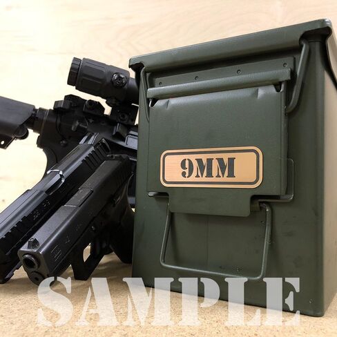 RDW (4X .40 Metallic Ammo Can Badge Sticker Self Adhesive Label 3M Bullet 40 - Bronze in Kuwait